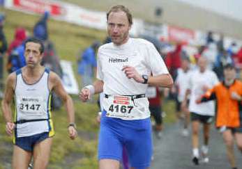 Helmut Hardy im Endspurt