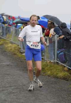 Helmut Hardy im Ziel