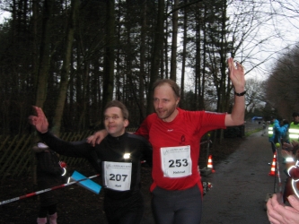 Helmut und Ralf im Ziel